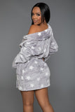 Kaylee Robe Star Print- 2 Colors