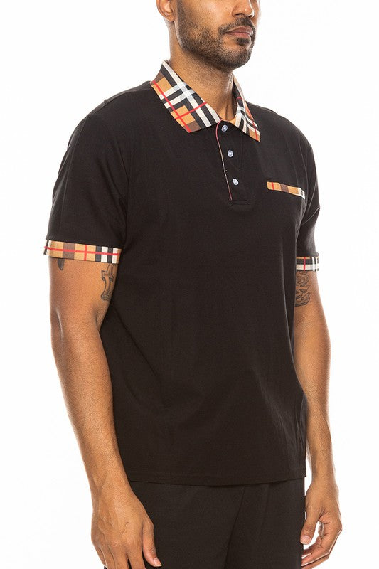 Checkered Plaid Short Sleeve Ploto Shirt- 4 Colors