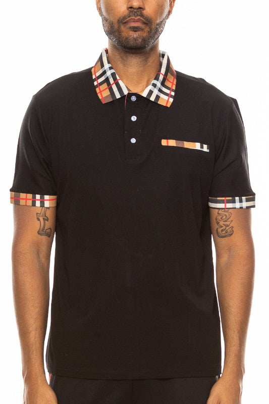 Checkered Plaid Short Sleeve Ploto Shirt- 4 Colors