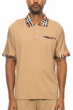 Checkered Plaid Short Sleeve Ploto Shirt- 4 Colors