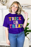Trick or Treat Chenille T-Shirt- 4 Colors