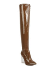 NOIRE THIGH HIGH LONG BOOTS IN PATENT PU- 4 COLORS