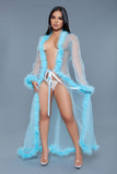 Marabou Mesh Robe- 11 Colors