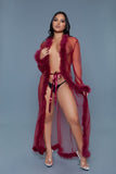 Marabou Mesh Robe- 11 Colors