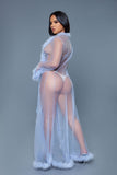 Marabou Mesh Robe- 11 Colors