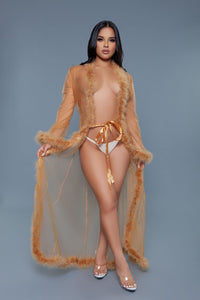 Marabou Mesh Robe- 11 Colors