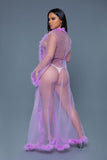 Marabou Mesh Robe- 11 Colors