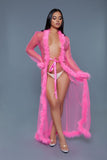 Marabou Mesh Robe- 11 Colors