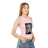 Custom Made One Piece Chopper Women's Micro Rib Racer Tank Top- 4 Colors