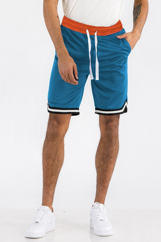 Men' Solid Athletic Basketball Sports Shorts-12 Colors