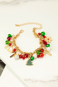 CHRISTMAS BELL AND CHARM BRACELET