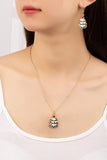 CHIRSTAMS TREE NECKLACE AND EARRINGS SET
