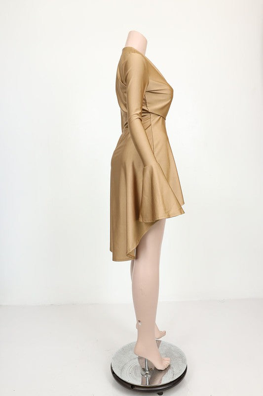 Printed High Low Dress (4 Colors)