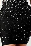Athina Holiday Star Pearls Bandage Mini Dress