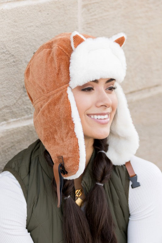 Kitten Ear Trapper Hat (4 Colors)