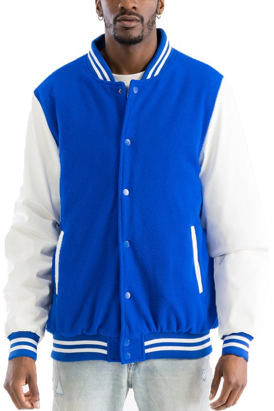 Melton Lettermans Varsity Jacket- 8 Colors