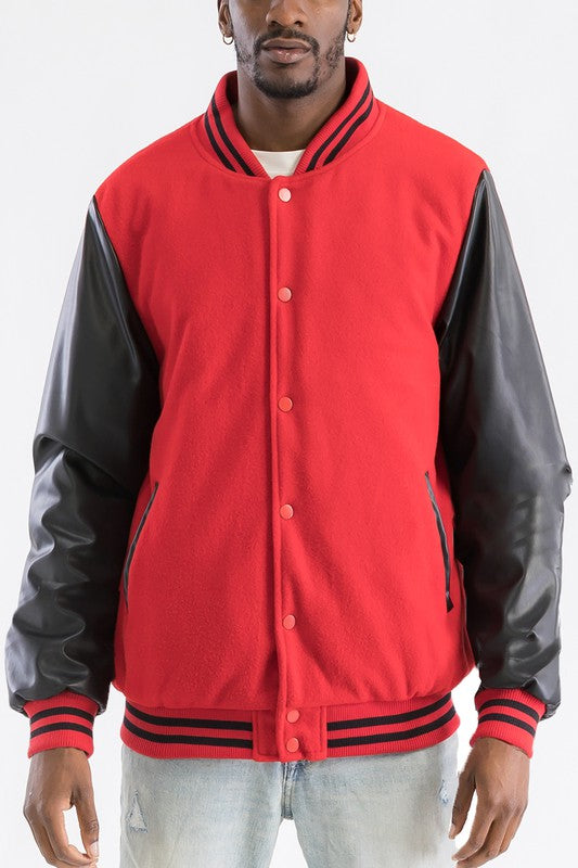 Melton Lettermans Varsity Jacket- 8 Colors