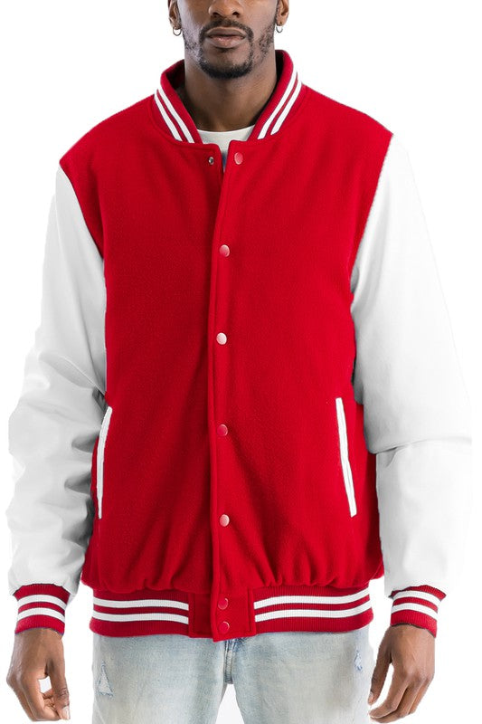 Melton Lettermans Varsity Jacket- 8 Colors