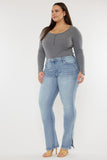 Kan Can USA Plus Size Mid Rise Y2K Medium Wash Bootcut Jeans