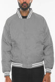 Men's Polyester Windbreaker Winter Bomber Jacket- 13 Colors