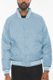 Men's Polyester Windbreaker Winter Bomber Jacket- 13 Colors