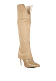 Fifido High Heeled Fold-Over Knee Boots- 2 Colors