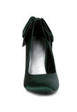 HORNET Green Satin Stiletto Pump Sandals- 3 Colors