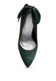 HORNET Green Satin Stiletto Pump Sandals- 3 Colors