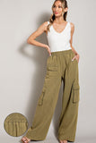 Mineral Washed Cargo Pants-3 Colors