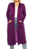 Plus Size Duster Cardigan- 15 Colors