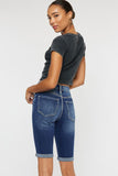 Kan Can USA High Rise Cuff Bermuda Jeans