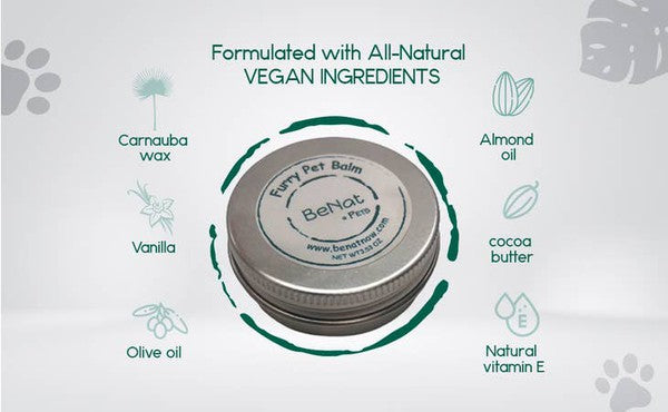 BeNat Pets Furry Pet Balm 0.9 oz.