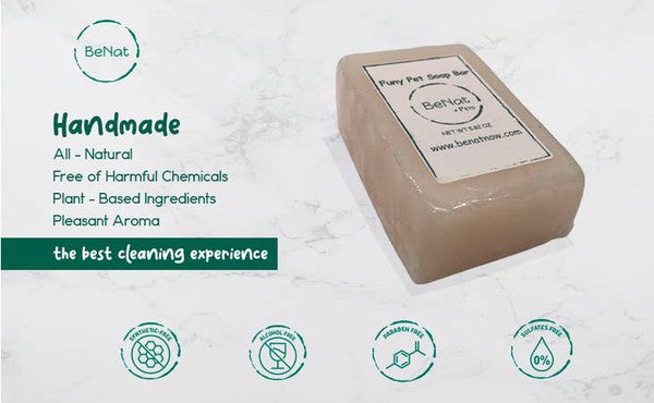BeNat Pets Artisanal Pet Shampoo Bar Oat 5.8 oz