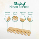 All-Natural Bamboo Comb