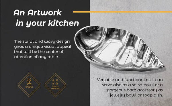 Made in Mexico Spiral-Shaped Snack Bowl