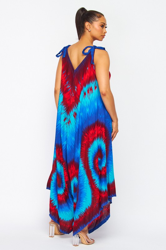 Tie Dye Harem Jumpsuit