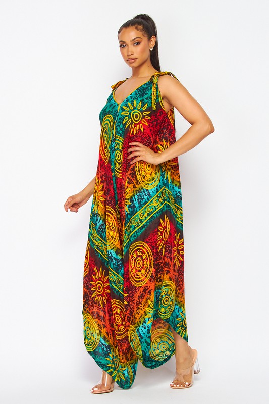 SUN ART PRINT HAREM JUMPSUIT