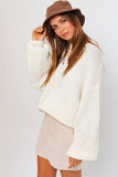 Ribbed Knitted Sweater- 2 Colors