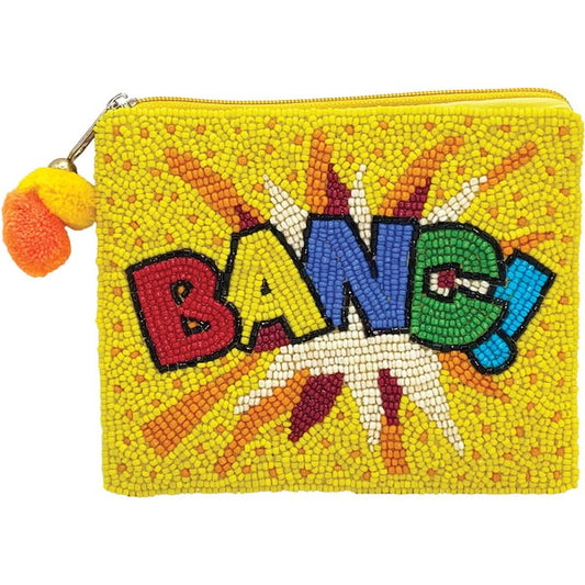 "BANG" Printed Coin Purse