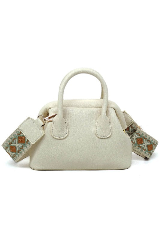 Spring Frame Doctors Satchel Crossbody Bag- 6 Colors