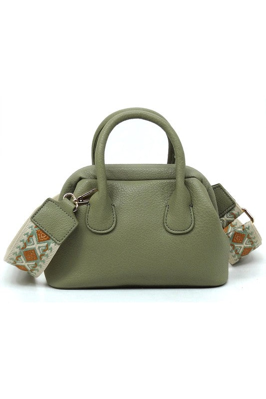 Spring Frame Doctors Satchel Crossbody Bag- 6 Colors
