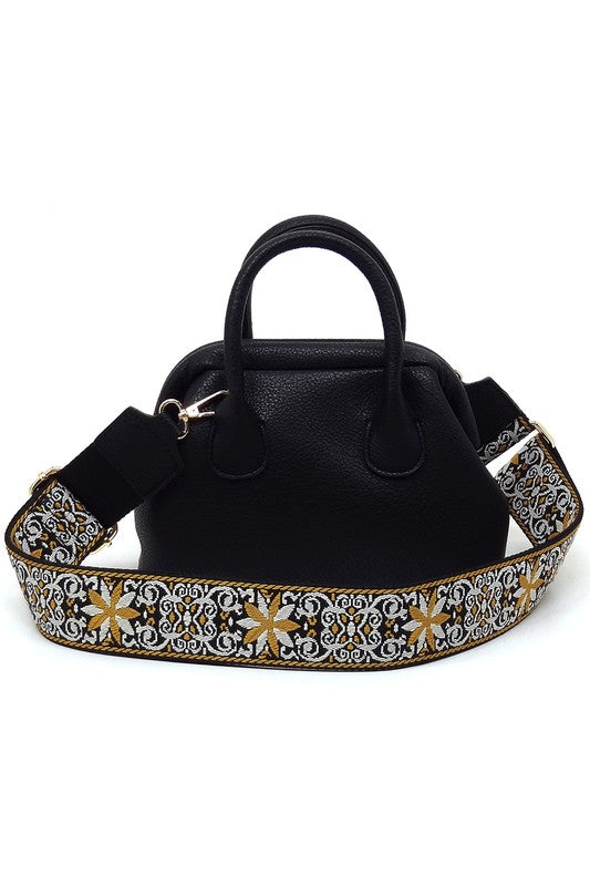 Spring Frame Doctors Satchel Crossbody Bag- 6 Colors