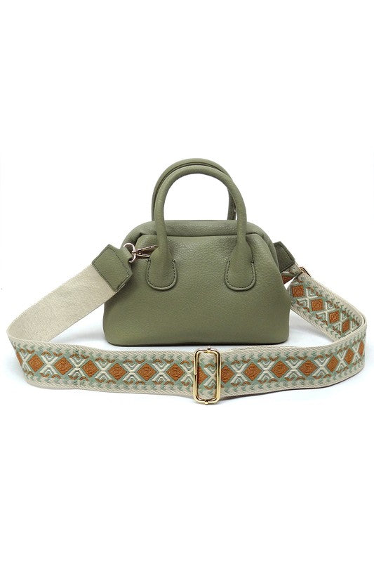 Spring Frame Doctors Satchel Crossbody Bag- 6 Colors