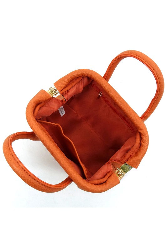 Spring Frame Doctors Satchel Crossbody Bag- 6 Colors