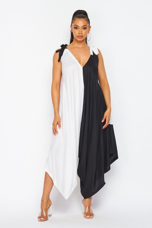 COLOR BLOCK HAREM JUMPSUITS (3 COLORS)