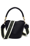 Fashion Bucket Crossbody Bag with Guitar Strap ( 5 Colors)