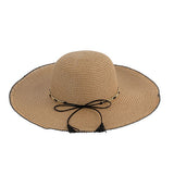 VINTAGE STYLE STRAW FLOPPY HAT-3 COLORS