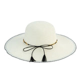 VINTAGE STYLE STRAW FLOPPY HAT-3 COLORS