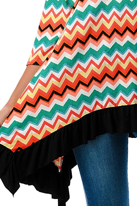 Long Chevron Tunic