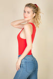 Casual Solid Tank Bodysuit- 9 Colors